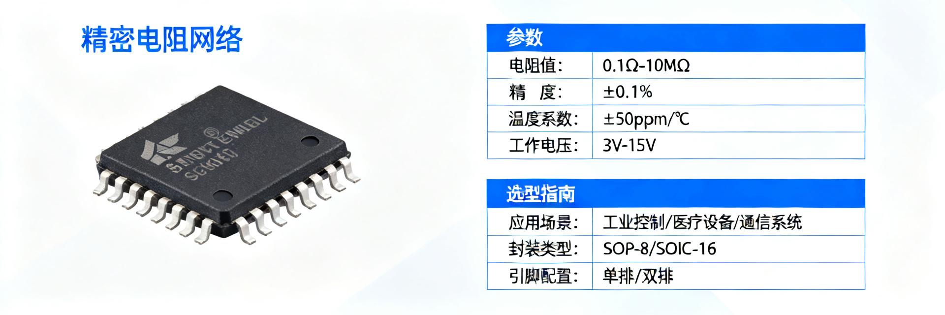 NOMC110-410UF 精密电阻网络完整规格书：参数、精度与选型指南
